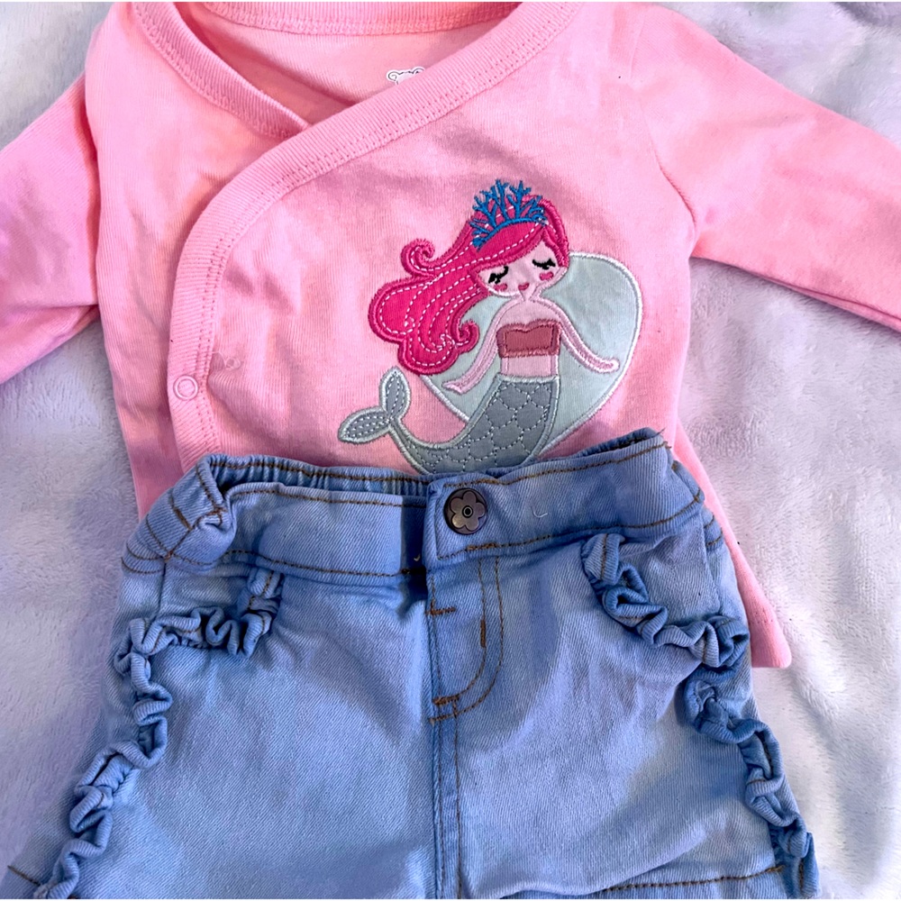 0-3Mo Mermaid Outfit